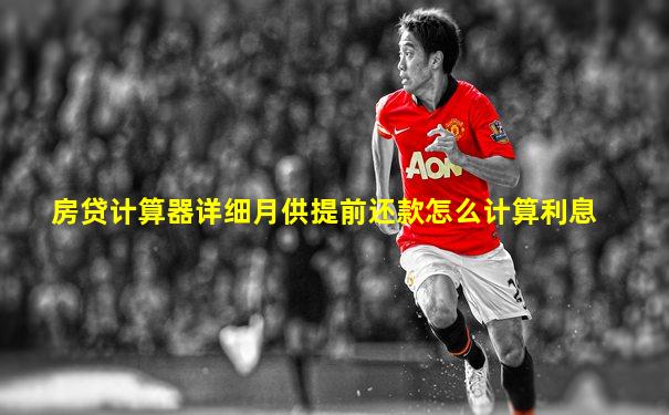 房贷计算器详细月供提前还款怎么计算利息