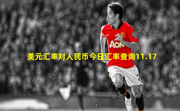 美元汇率对人民币今日汇率查询11.17