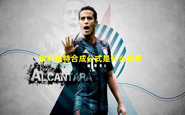 埃利奥特合成公式是什么意思