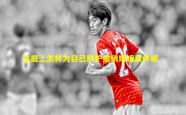 法庭上怎样为自己辩护撤销婚姻案件呢