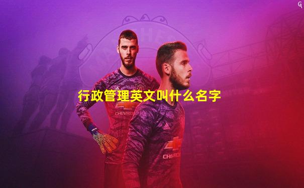 行政管理英文叫什么名字